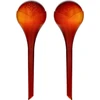 Bevattningskulor för växter, bärnstensfärgade genomskinliga, 400 ml, 2 st. ['bevattningskulor', ' bevattningsdispenser för blommor', ' för blomvattning', ' blomfuktare', ' blombevattning', ' växtbevattning', ' krukbevattnare', ' för blomvattning', ' för krukväxter', ' bevattningssystem', ' bevattningskula', ' vattendispenser för krukor', ' kulor för växter', ' dispenser för växter', ' växtvattning', ' bevattningskula', ' bärnstensfärgade bevattningskulor']
