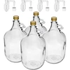 Dama 5 L med skruvlock, korkpropp och jäsrör – 4-pack ['damejeanne', ' damejeanne för vin', ' Dama 5 L', ' ballongflaska 5 L', ' demijohn', ' ballongflaska', ' Dama-flaska 5 L', ' damejeanne 5 L', ' damejeanne för vinframställning', ' damejeanne för hembränt']