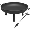 Eldstadssats fi 58 cm och eldgaffel-handtag för gryta eller gjutjärnslock - 4 
