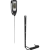 Elektronisk kökstermometer (-50 °C till +300 °C) med fodral, svart - 8 
