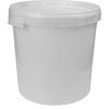 Fermenteringsbehållare 30L, i vit färg med 2 rör ['fermenteringsbehållare', ' jäsningshink', ' jäsningshink', ' fermenteringsbehållare', ' fermenteringsbehållare för vin', ' fermenteringsbehållare för vin', ' biowin jäsningshink', ' browin jäsningshink']