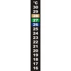 Flytande kristalltermometer (+16°C till +30°C) 13cm ['mattermometer', ' kökstermometer', ' kulinarisk termometer', ' självhäftande termometer', ' jäsningstermometer', ' akvarietermometer', ' flytande kristalltermometer', ' självhäftande termometrar', ' vintillverkningstermometrar', ' bryggningstermometrar']