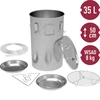 Hemrökugn i gryta, 35 L, för gasspis ['rökugn i gryta', ' rökugn på spis', ' rökning på gas', ' sätt att röka kött', ' rökning av korv', ' rökning av fisk', ' rökning av ost', ' rökning hemma', ' rökning utan rök', ' rökt lax', ' rökt kyckling', ' rökt karp', ' hemrökugn', ' rökning hemma', ' rökugn i gryta 35 L', ' stor rökugn i gryta', ' hög rökugn', ' modern rökugn', ' vilken rökugn ska man köpa']