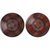Lock fi66 skotsk rutig mix, 10 st. ['lock till burk', ' lock med klick', ' lock till burkar', ' TO-lock', ' twist off-lock', ' lock fi 66', ' rutiga lock', ' lock fi 66/4', ' lock med 4 fästen', ' Browin-lock.']