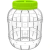 Okrossbar, multifunktionell burk, 3 L ['burkar för konserver', ' burk', ' burk för gurkor', ' för likörer', ' burk 3 l', ' burk med certifikat', ' okrossbar burk', ' universell burk', ' multifunktionell burk', ' burk för konserver', ' plastburk', ' PET-burk']