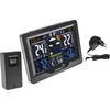 RCC väderstation, DCF – elektronisk, belyst, trådlös, sensor, svart - 2 