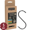 Rökkrokar – S-formade, vässade, 4 mm x 100 mm, 5-pack - 8 
