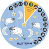 Rums termometer, flytande kristall, barn Ø 11cm ['termometer för barnrum', ' barntermometer', ' termometer för barnkammare', ' flytande kristalltermometer', ' självhäftande termometer', ' termometer med grafisk skala']