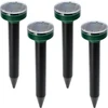 Solcellsdriven mullvadsskrämma – effektivt, säkert och djurvänligt skydd för trädgården, 4-pack - 4 