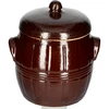 Stengodskrus 4,5 l med lock ['surkålskruka', ' syrningskrus', ' fermenteringskrus', ' syrade grönsaker', ' kål', ' gurkor', ' krus med lock']