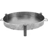 Trädgårdseldstad ø 80 cm svetsad ['eldstad i trädgården', ' rund eldstad', ' lägereld', ' under gryta', ' polsk eldstad', ' eldstad råstål', ' eldstad för lägereld', ' gjutjärnsgryta', ' grill', ' trefot']
