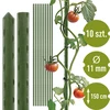 Trädgårdsstöd Bioogród – belagda stål, 1,5 m, fi 11 mm, 10 st. - 3 