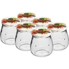 Twist-off burk 500ml "Omvänd Amfora" med färgglatt lock fi 82/6, 6 st. ['burk', ' amforaburk', ' burk 500ml', ' burkuppsättning', ' glasburkar', ' burk för konserver', ' burkar för kosmetika', ' burkar 6 stycken', ' glasburk', ' burkar för sylt', ' burkar för konfiturer', ' burkar för marmelader', ' burkar för köttkonserver', ' burkar för burkar', ' burkar för kosmetika']