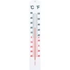 Universell vit termometer (-40°C till +50°C) 40cm ['termometer', ' universell termometer', ' termometer av plast', ' termometer med tydlig skala', ' termometer med dubbel skala', ' termometer för rum med hög luftfuktighet']