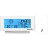 Väderstation RCC, DCF – elektronisk, trådlös, belyst sensor, vit - 5 