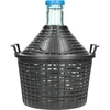 Vinballong 5 L i plastkorg ['damejeanne', ' demijohn', ' ballong för vin i plastkorg', ' vinballong', ' vinflaska', ' vinbehållare', ' glasballong', ' jäsningsballong', ' 5 l ballong']