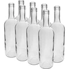 Vit flaska för vin 0,75 L - förpackning 8 st. ['flaska 750ml', ' vinflaska', ' vit flaska', ' flaskor för vin', ' flaskor efter vin', ' glasflaska', ' flaska med kork', ' flaskor med kork', ' flaskor 0', '7']