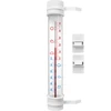 Vit utomhustermometer (-50°C till +50°C) 27cm ['fönstertermometer', ' vilken temperatur']