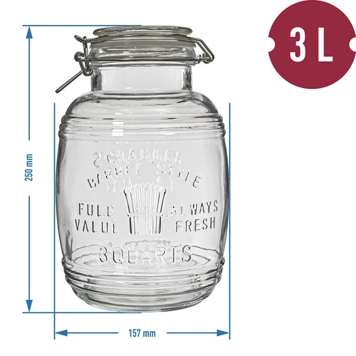 3L burk i form av tunna "OLD" med klämma - 7