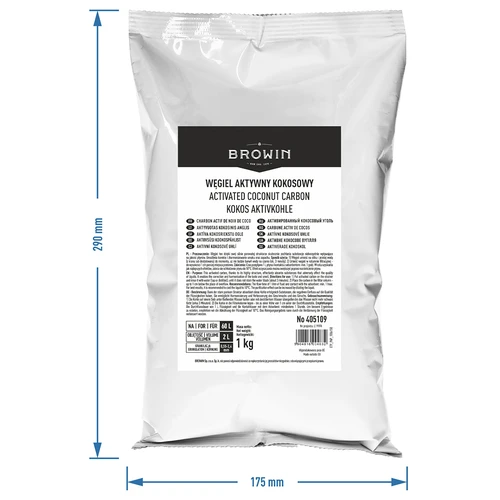 Aktivt kokoskol 1 kg x 10 - set - 5