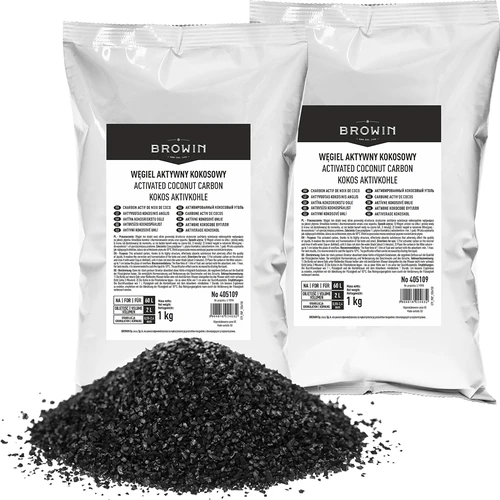 Aktivt kokoskol 1 kg x 2 - set