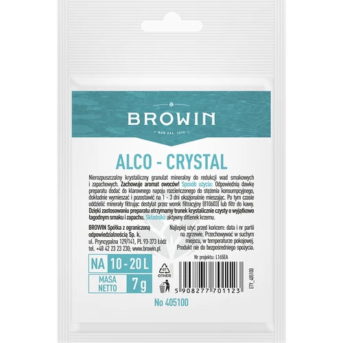 Alco-crystal - medel som förbättrar alkoholens egenskaper