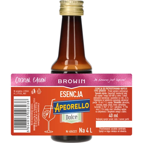 Apeorello Dolce-essens för 4 L, 40 ml - 4