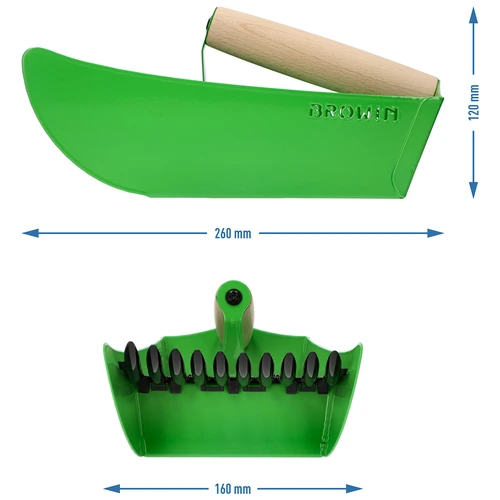 Bärplockare för små frukter, metall grön - 9