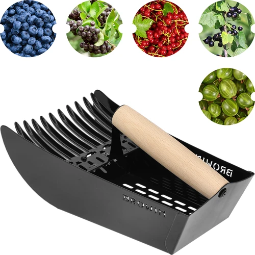 Bärplockare för små frukter, metall svart - 2