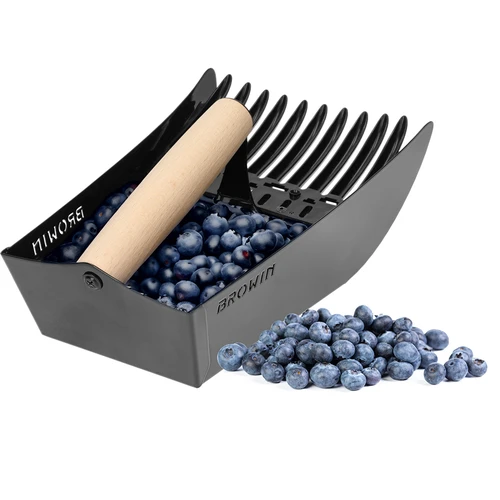 Bärplockare för små frukter, metall svart - 5
