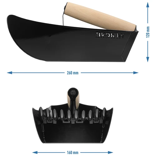 Bärplockare för små frukter, metall svart - 10
