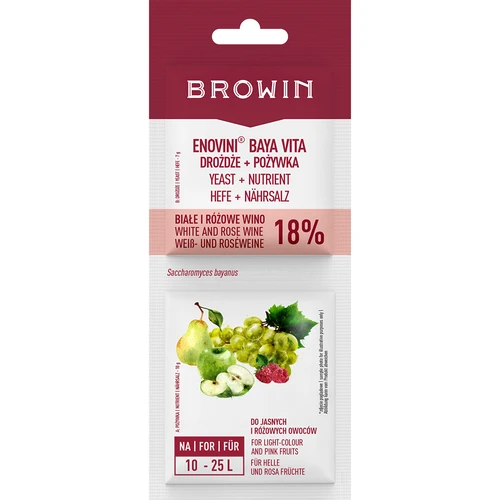 Bayanusjäst + näring - vita och roséviner