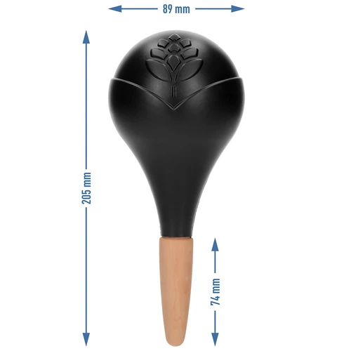 Bevattningskula för växter, svart matt med keramisk fot, 400ml - 6