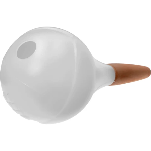 Bevattningskula för växter, vit matt med keramisk fot, 400ml - 4