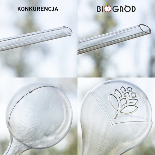 Bevattningskulor, transparenta, 400 ml, 4 st. - 13