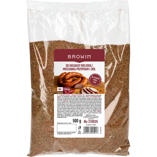 Blandning av kryddor och örter för lantlig korv, 500 g