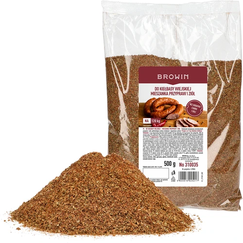 Blandning av kryddor och örter för lantlig korv, 500 g - 2