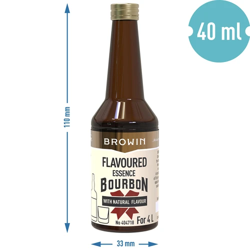 Bourbonessens med smak 40 ml - 9