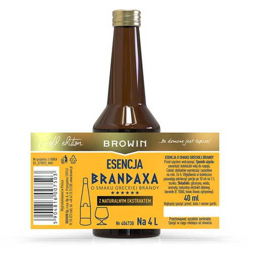 Brandaxa-essens med smak av grekisk brandy, 40 ml - 4
