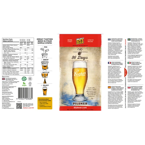 Brewkit Coopers 86 dagar Pilsner - 5