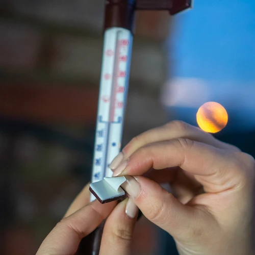 Brun utetermometer (-50°C till +50°C) 18cm - 6