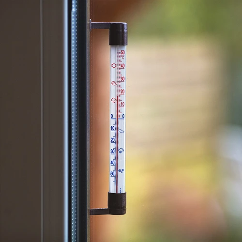 Brun utomhustermometer (-50°C till +50°C) 22cm - 6