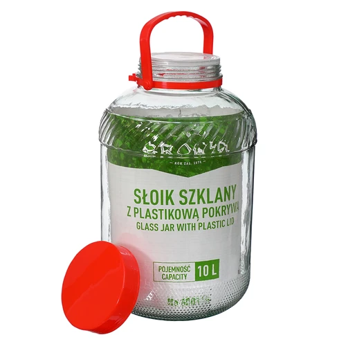 Burk 10 L med plastlock - 5