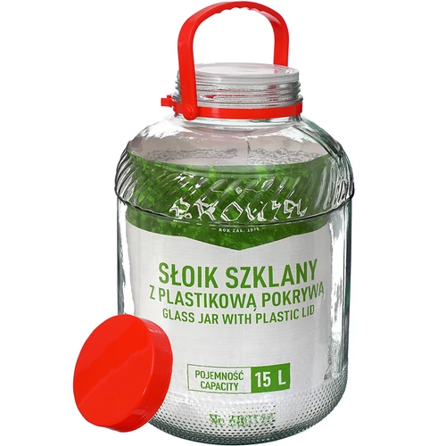 Burk 15 L med plastlock - 3