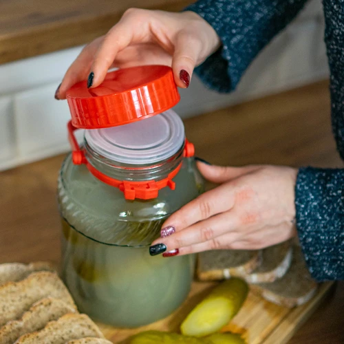 Burk 2L med plastlock - 4