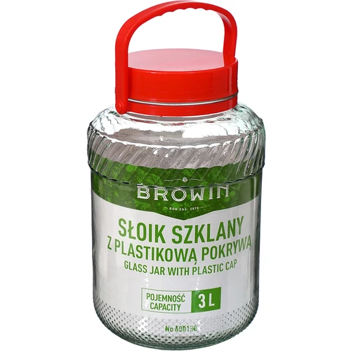 Burk 3 L med plastlock - 3