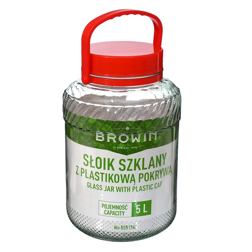 Burk 5 L med plastlock - 5