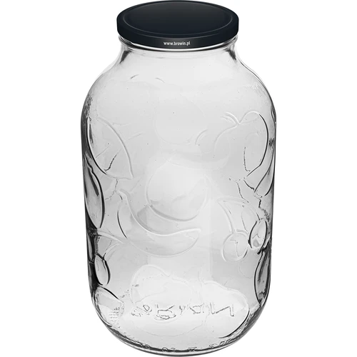 Burk 5L med färgglatt lock fi 100