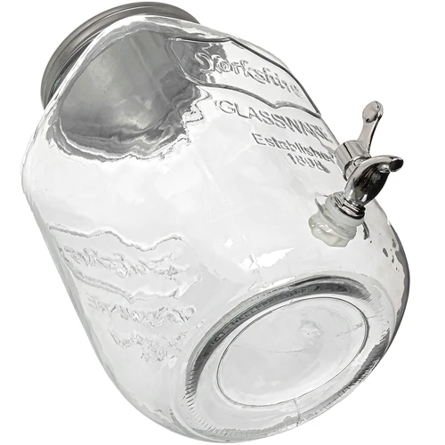 Burk för lemonad, med kran - glas, 4 L - 3