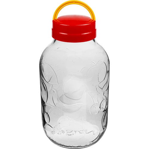 Burk för likörer 5L och lock med handtag